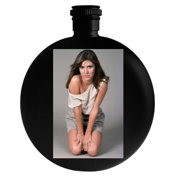 Carrie Fisher Round Flask