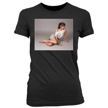 Carrie Fisher Women's Junior Cut Crewneck T-Shirt