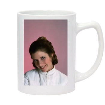 Carrie Fisher 14oz White Statesman Mug