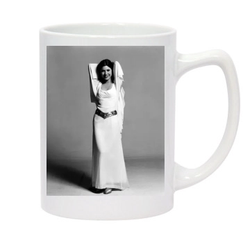 Carrie Fisher 14oz White Statesman Mug