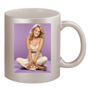 Carrie Underwood 11oz Metallic Silver Mug