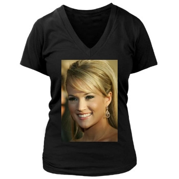 Carrie Underwood Women's Deep V-Neck TShirt