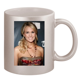 Carrie Underwood 11oz Metallic Silver Mug