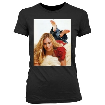 Carrie Underwood Women's Junior Cut Crewneck T-Shirt