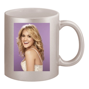 Carrie Underwood 11oz Metallic Silver Mug