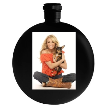 Carrie Underwood Round Flask