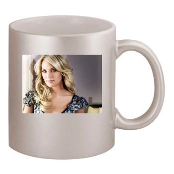 Carrie Underwood 11oz Metallic Silver Mug