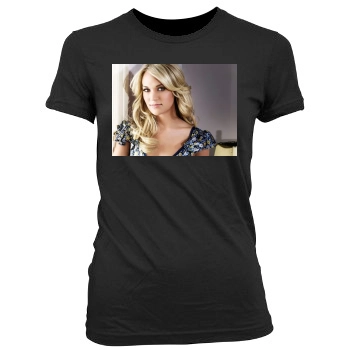 Carrie Underwood Women's Junior Cut Crewneck T-Shirt