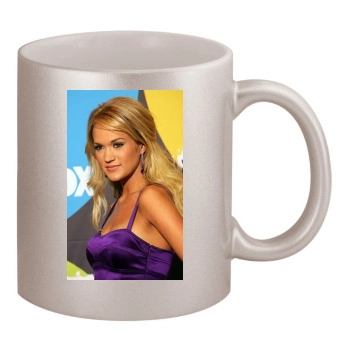 Carrie Underwood 11oz Metallic Silver Mug