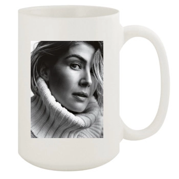 Rosamund Pike 15oz White Mug