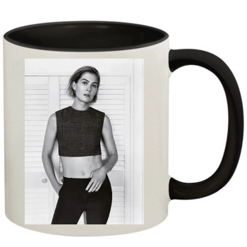 Rosamund Pike 11oz Colored Inner & Handle Mug