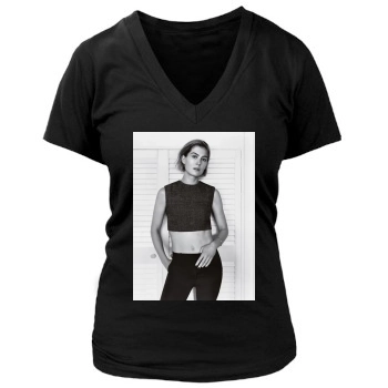 Rosamund Pike Women's Deep V-Neck TShirt