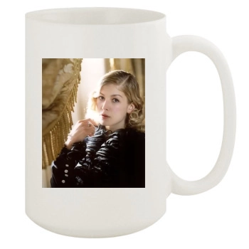 Rosamund Pike 15oz White Mug