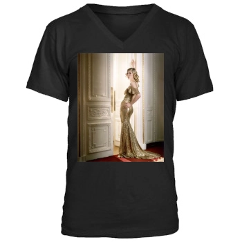 Rosamund Pike Men's V-Neck T-Shirt