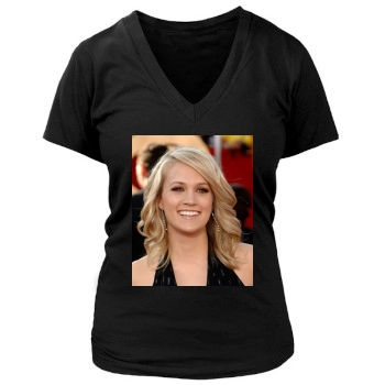 Carrie Underwood Women's Deep V-Neck TShirt