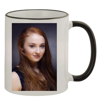 Sophie Turner 11oz Colored Rim & Handle Mug