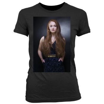 Sophie Turner Women's Junior Cut Crewneck T-Shirt