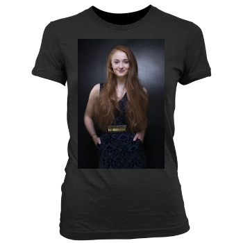 Sophie Turner Women's Junior Cut Crewneck T-Shirt