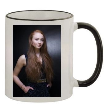 Sophie Turner 11oz Colored Rim & Handle Mug