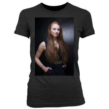 Sophie Turner Women's Junior Cut Crewneck T-Shirt