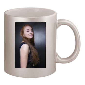 Sophie Turner 11oz Metallic Silver Mug