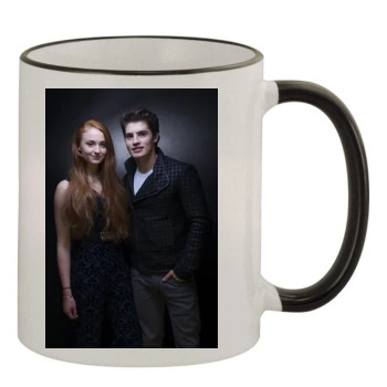 Sophie Turner 11oz Colored Rim & Handle Mug