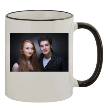 Sophie Turner 11oz Colored Rim & Handle Mug