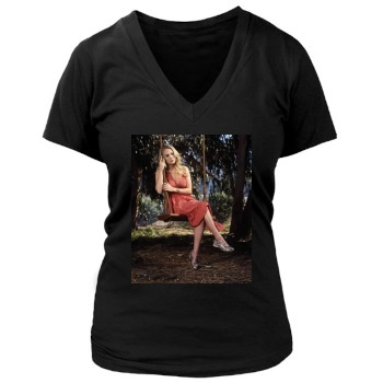 Carrie Underwood Women's Deep V-Neck TShirt