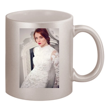 Sophie Turner 11oz Metallic Silver Mug