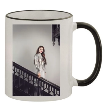 Sophie Turner 11oz Colored Rim & Handle Mug