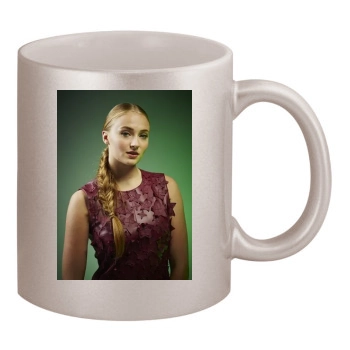 Sophie Turner 11oz Metallic Silver Mug