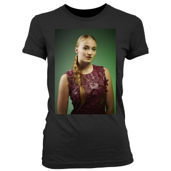 Sophie Turner Women's Junior Cut Crewneck T-Shirt