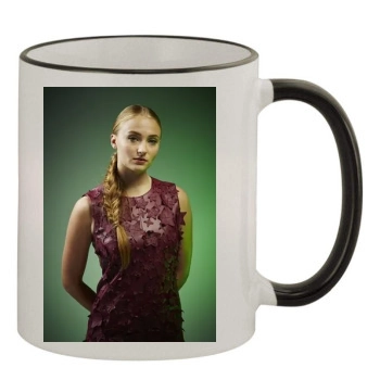 Sophie Turner 11oz Colored Rim & Handle Mug