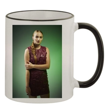 Sophie Turner 11oz Colored Rim & Handle Mug