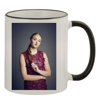 Sophie Turner 11oz Colored Rim & Handle Mug