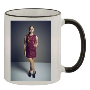 Sophie Turner 11oz Colored Rim & Handle Mug