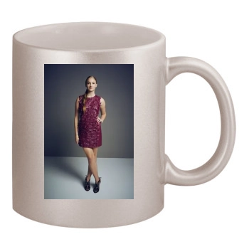 Sophie Turner 11oz Metallic Silver Mug