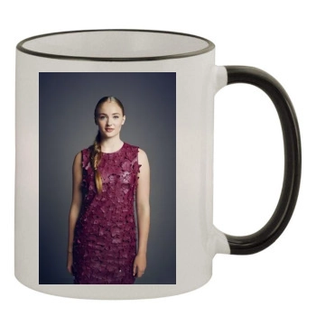 Sophie Turner 11oz Colored Rim & Handle Mug