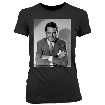 Cary Grant Women's Junior Cut Crewneck T-Shirt