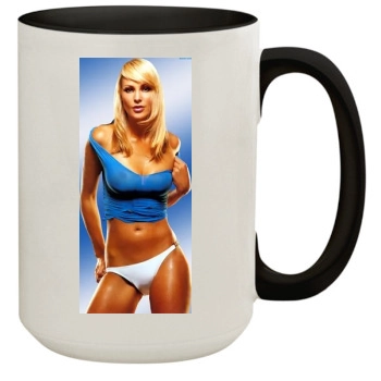 Cassie Lane 15oz Colored Inner & Handle Mug