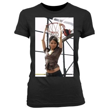 Cassie Ventura Women's Junior Cut Crewneck T-Shirt