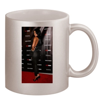 Cassie Ventura 11oz Metallic Silver Mug