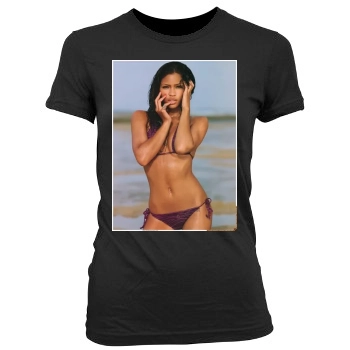 Cassie Ventura Women's Junior Cut Crewneck T-Shirt