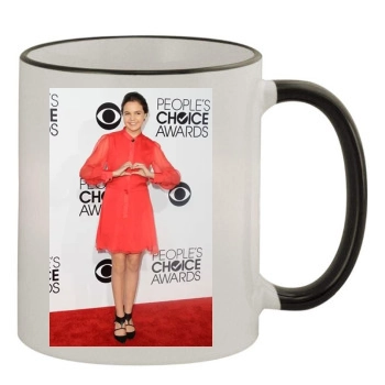 Bailee Madison (events) 11oz Colored Rim & Handle Mug