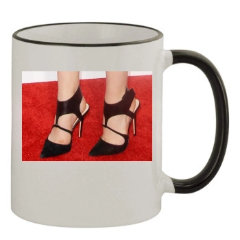 Bailee Madison (events) 11oz Colored Rim & Handle Mug