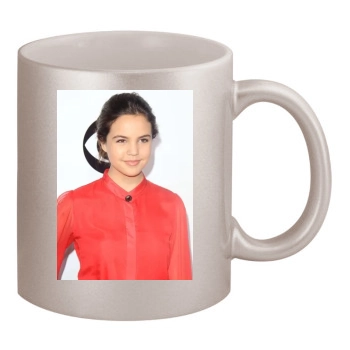 Bailee Madison (events) 11oz Metallic Silver Mug