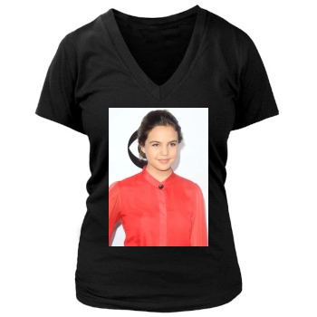 Bailee Madison (events) Women's Deep V-Neck TShirt