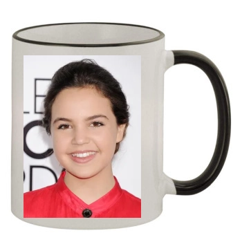 Bailee Madison (events) 11oz Colored Rim & Handle Mug