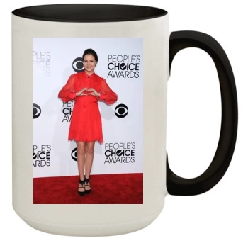 Bailee Madison (events) 15oz Colored Inner & Handle Mug