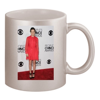 Bailee Madison (events) 11oz Metallic Silver Mug